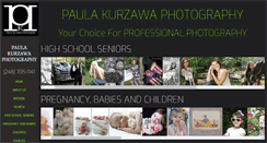 Desktop Screenshot of paulakurzawaphotography.com